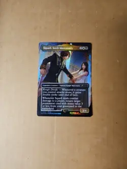 Squall, SeeD Mercenary Standard Showdown Promo Borderless FOIL Final Fantasy MTG - Image 2