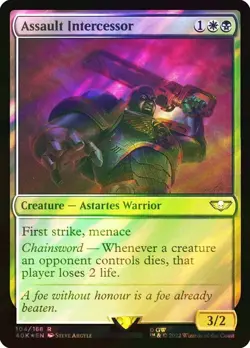 MTG Assault Intercessor (Surge Foil) | Universes Beyond: Warhammer 40000 NM - Image 1