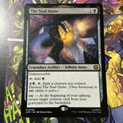 The Soul Stone MTG Card, Marvel's Spider-Man, Regular, Pack Fresh, M/NM - Image 1