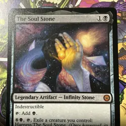 The Soul Stone MTG Card, Marvel's Spider-Man, Regular, Pack Fresh, M/NM - Image 2