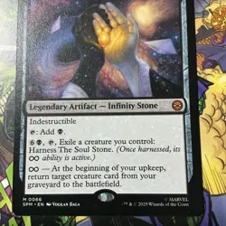 The Soul Stone MTG Card, Marvel's Spider-Man, Regular, Pack Fresh, M/NM - Image 3