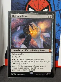 The Soul Stone MTG Card, Marvel's Spider-Man, Regular, Pack Fresh, M/NM - Image 1