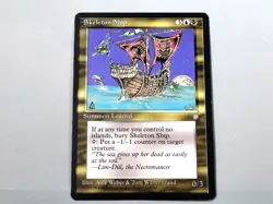 MTG - ICE AGE (BB/'95) - SKELETON SHIP - SCHIFF DER SKELETTE / RARE/LIGHT PL./EX - Image 1