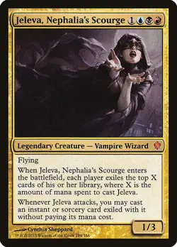 MTG - 4 x Jeleva, Nephalia's Scourge - Playset 4x x4 - Commander 2013 Regular NM - Image 1