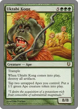 Uktabi Kong Unhinged Magic The Gathering MTG Card - Image 1