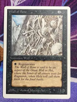 Wall of Bone (x1) Unlimited MTG MP - Image 1