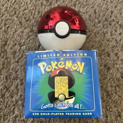 Pokemon 23K Gold Plated Trading Card Blue Togepi 1999 Burger King OPEN SEE PICS - Image 2