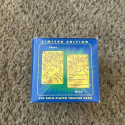 Pokemon 23K Gold Plated Trading Card Blue Togepi 1999 Burger King OPEN SEE PICS - Image 5