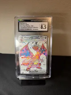 Pokemon Charizard EX #056 Black Star Promo Scarlet & Violet CGC 8.5 - Image 1