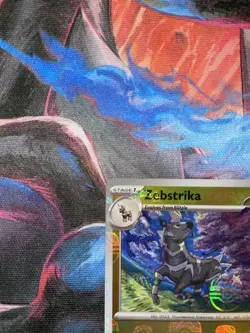Zebstrika 032/086 - Master Ball - Reverse Holo - White Flare - Pokemon TCG - NM - Image 2