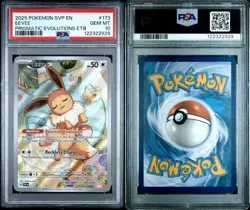 Evee Promo Prismatic Evolutions ETB PSA 10 Pokemon Card - Image 3
