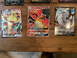 Pokemon Big Cards Lot. 10 cards included. Comes with a binder to hold the cards. - Image 2