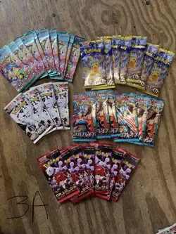 Pokemon Japanese Booster Pack Lot 34 Total Packs 3A - Image 1