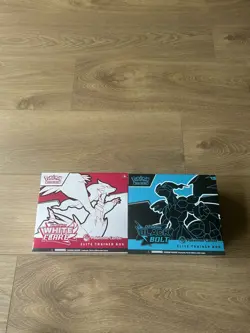 Pokemon TCG Black Bolt & White Flare Pokemon Center ETB Brand New And Sealed - Image 1