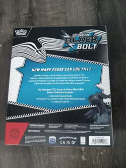 Pokemon TCG Scarlet & Violet Black Bolt Binder Collection - Image 2