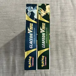 Pokemon TCG Glaceon & Leafeon VSTAR Special Collection Box SET - Factory Sealed - Image 3
