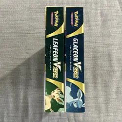 Pokemon TCG Glaceon & Leafeon VSTAR Special Collection Box SET - Factory Sealed - Image 4