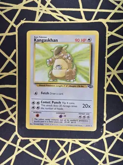 🔥 Kangaskhan 21/64 🔥 Original Non Holo Rare Jungle Set Pokemon Card WOTC 1999 - Image 2
