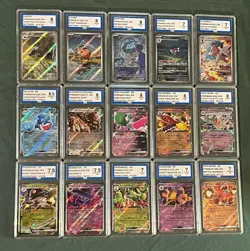 Pokemon Graded Bundle Lot Of 15 Slabs - Image 1