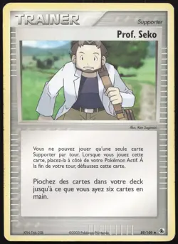 Carte Pokemon Prof. Seko 89/109 Rubis & Saphir Francais - Image 1