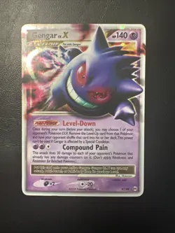 Pokemon Gengar LV.X Holo Rare Card Arceus 97/99 - Image 1
