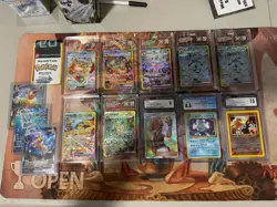Pokemon Slab Collection TAG 10 Eeveelutions + Evolving Skies Promo, Entei CGC 10 - Image 1