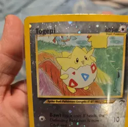 Togepi Reverse Holo 4/18 Southern Islands Promo Rare Pokemon Card - Image 2