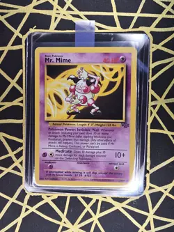 🔥 Mr. Mime 22/64 🔥 Original Non Holo Rare Jungle Set Pokemon Card WOTC 1999 - Image 1