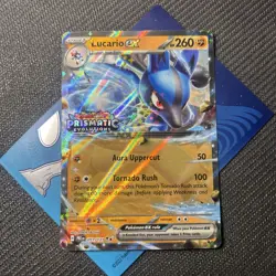 Pokemon Card Lucario EX 051/131 Prismatic Evolutions - Near Mint - Image 1