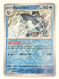 Baxcalibur 060/193 Reverse Holo Rare Paldea Evolved Pokemon Pack Fresh Near Mint - Image 5