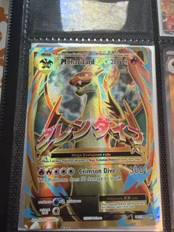 Pokemon TCG Mega-Charizard-EX XY Evolutions Holo Full Art Card 101/108 - Image 1