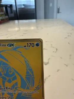 Tapu Fini GX SV92/SV94 Full Art Holo Pokemon TCG Hidden Fates Shiny Vault Card - Image 3