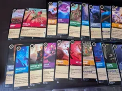 Disney Lorcana TCG 2023 the First Chapter Card Lot (32 Cards) - Image 2
