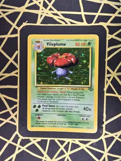 ?? Vileplume 15/64 ?? Original Holo Rare Jungle Set Pokemon Card WOTC TCG 1999 - Image 1