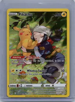Pikachu TG05/TG30 - Pokemon TCG Lost Origins Trainer Gallery Holo Rare Card NM - Image 1