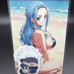 Vivi Nefertari One Piece Anime Waifu Card Doujin ACG Goddess Holo - Image 2