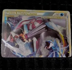 Pokemon Palkia Dialga Legend Holo Card 101/102 Ultra Rare - Image 1