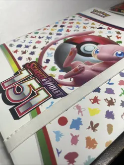Pokemon 151 TCG 360 Card Binder Album Scarlet Violet Mew Official Pre-Owned - Image 4
