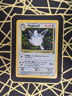 🔥 Wigglytuff 16/64 🔥 Original Holo Rare Jungle Set Pokemon Card WOTC TCG 1999 - Image 1