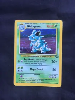 Pokemon Cards: Jungle Rare Holo: Nidoqueen 7/64 - Image 1