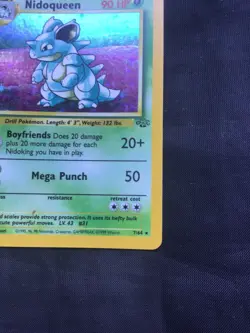 Pokemon Cards: Jungle Rare Holo: Nidoqueen 7/64 - Image 5