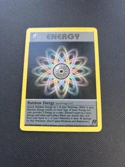 Pokemon Card Team Rocket Rainbow Energy 80/82 Non Holo WOTC - Image 3