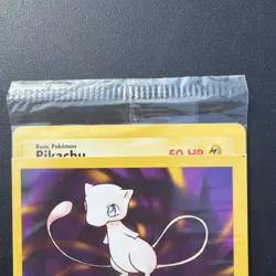 SEALED "Catch Mew" Pokemon PIKACHU Card BLACK STAR PROMO Set#4 Movie WB Stamped - Image 2