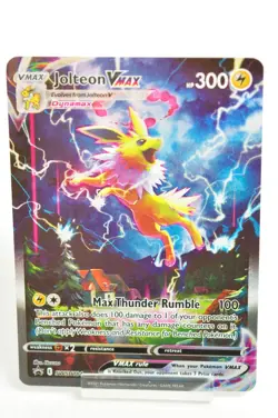 Pokemon card Jolteon VMAX SWSH184 Full Art SWSH Black Star Promo 2021 English LP - Image 1