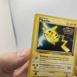Pikachu Pokemon The First Movie Kids WB Promo 4 WoTC Black Star Stamped Card - Image 5