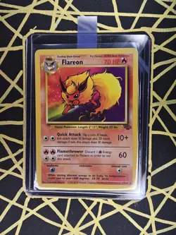 🔥 Flareon 19/64 🔥 Original Non Holo Rare Jungle Set Pokemon Card WOTC 1999 TCG - Image 1