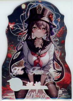 ❤HU TAO - Goddess Story Anime Waifu Doujin Card FANTASY LOVE RP - GENSHIN Card - Image 1