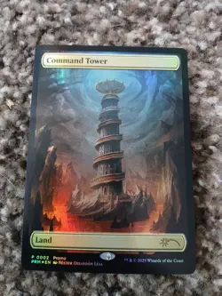 Command Tower Foil Commander Promo Land 0002 Magic the Gathering MTG Textless - Image 1