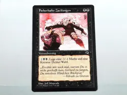MTG - TEMPEST (BB/'97) - FIEBERHAFTE ZUCKUNGEN - FEVERED C./RARE/NEVER PLAYED/NM - Image 1