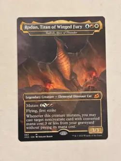 Rodan, Titan of Winged Fury (Borderless) Ikoria: Lair of the Behemoths MTG - Image 1